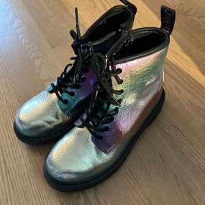 Doc Martens Iridescent Kids Boots
